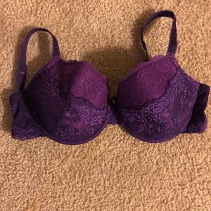 Purple bra